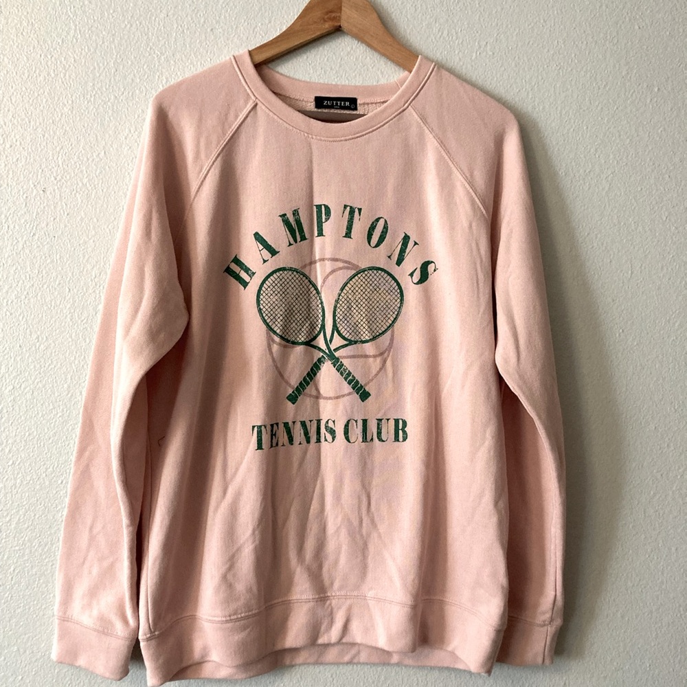 NWOT Hampton’s Tennis Club Preppy Crewneck